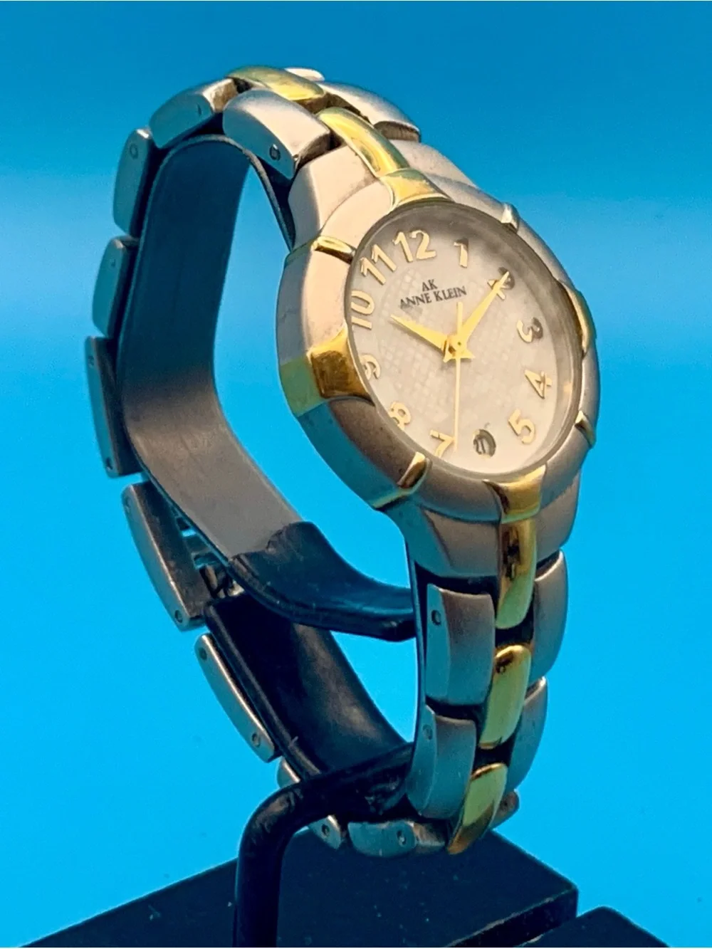 ANNE KLEIN 10/8471 Women’s Dress Quartz Wristwatch Date Display Working New Batt